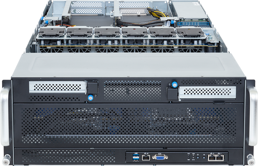 HPC/AI Server - AMD EPYC™ 9005/9004 - 4U DP 8 x PCIe Gen5 GPUs - G494-ZB0-AAP2