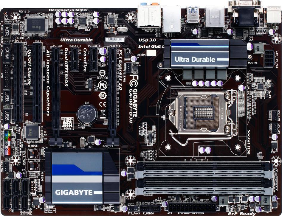 GA-H87-D3H (Rev. 1.x) - GIGABYTE U.S.A.