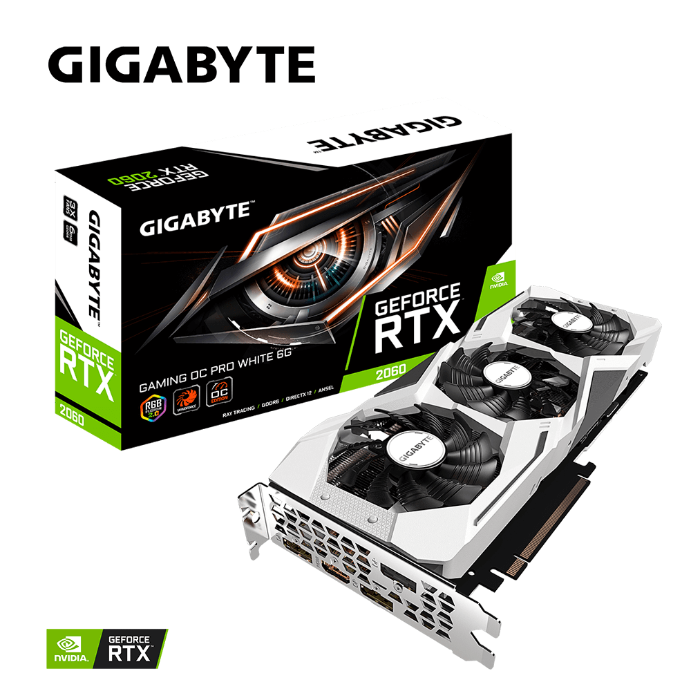 GeForce RTX™ 2060 GAMING OC PRO WHITE 6G - GIGABYTE Global