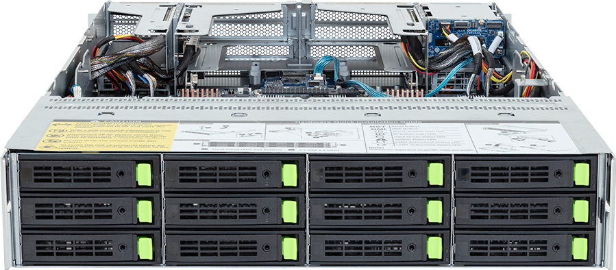 Rack Server - Intel® Xeon® 6 Processors - 2U DP 12+2-Bay Gen5 NVMe/SATA/SAS-4 Immersion - R284-A90-IAL1