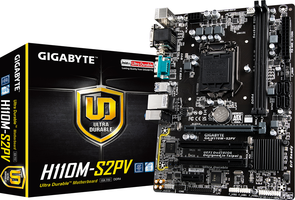 Tarjetas Madre - GA-H110M-S2PV