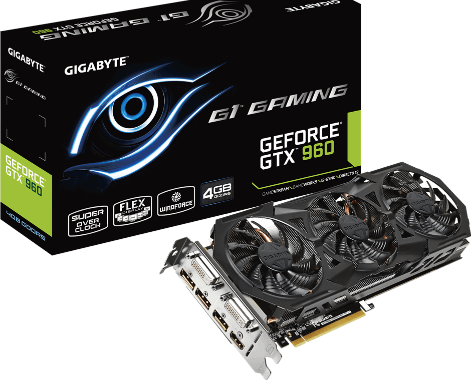 Tarjetas de Video - GV-N960G1 GAMING-4GD