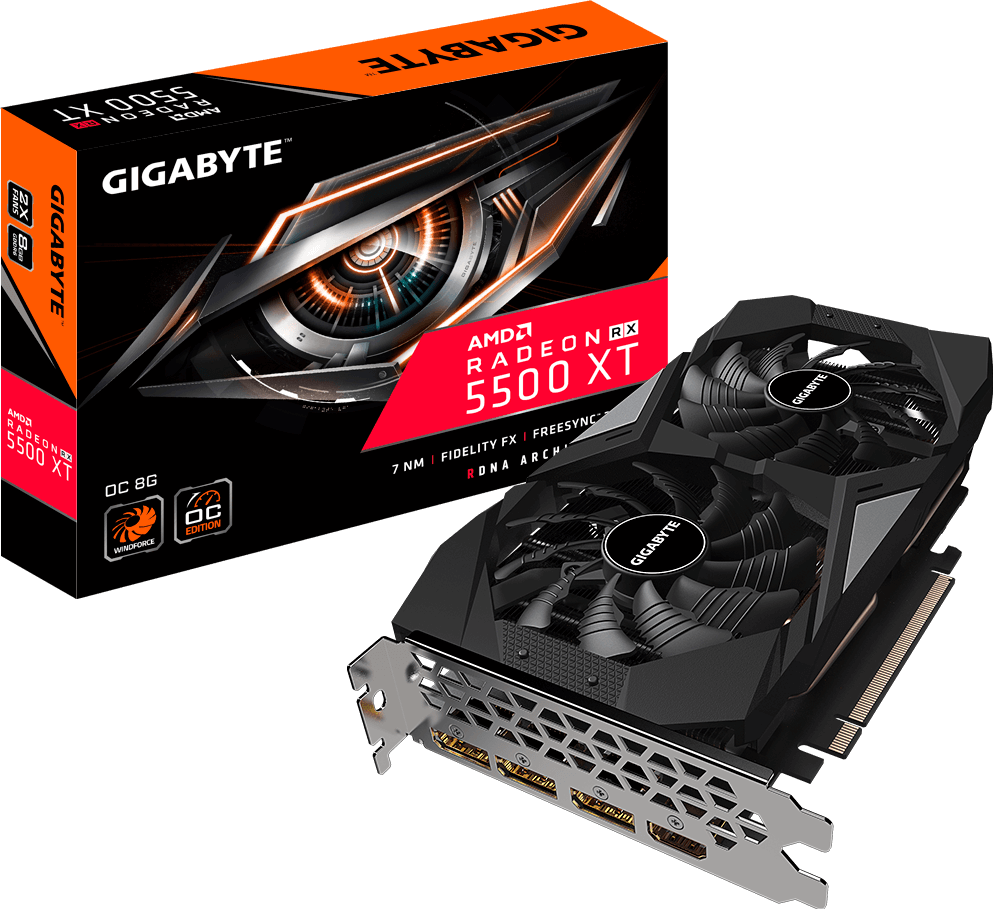Graphics Card - Radeon™ RX 5500 XT OC 8G