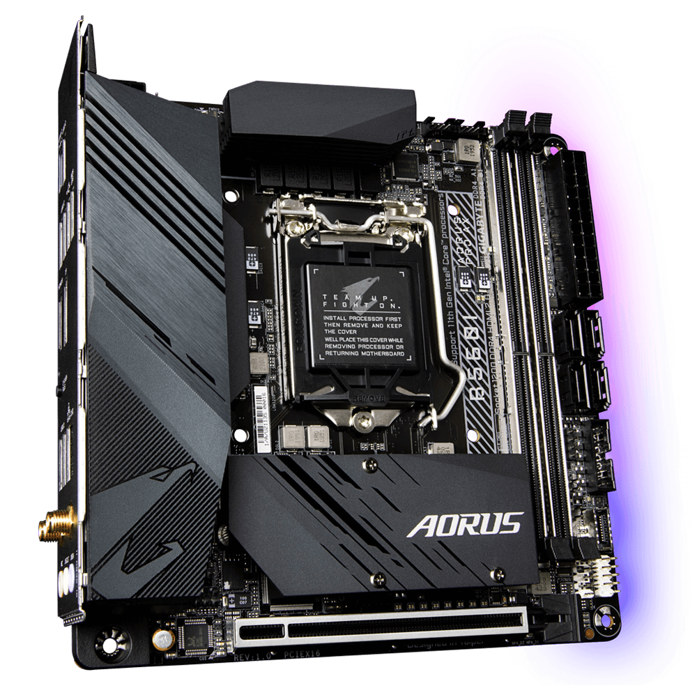 i9 11900KとB560I AORUS PRO AX i9 11900KとB560I AORUS PRO AX（Płyty Gigabyte B560 Aorus