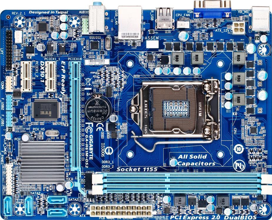 主機板 - GA-H61M-DS2