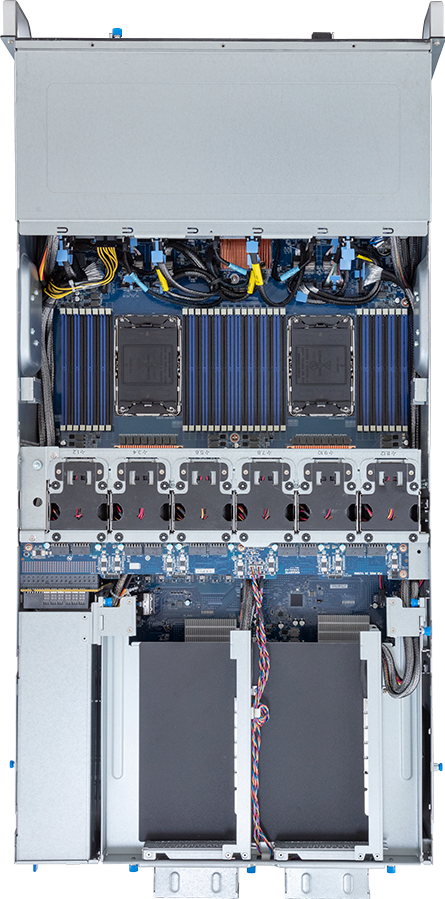 HPC/AI Server - 5th/4th Gen Intel® Xeon® Scalable - 4U DP 10 x PCIe Gen5 GPUs (with PCIe switches) - G493-SB1-AAP1