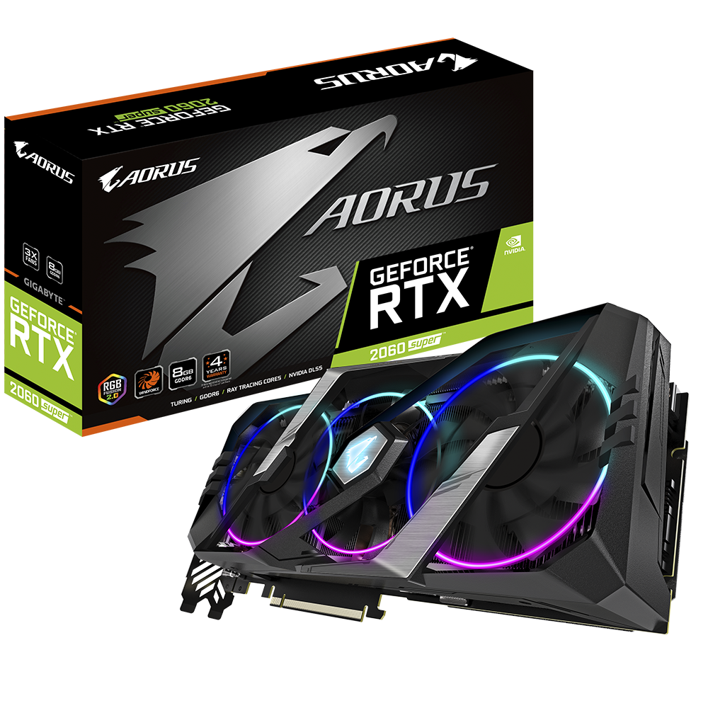 AORUS GeForce® RTX 2060 SUPER™ 8G (Rev. 1.0) - GIGABYTE Japan