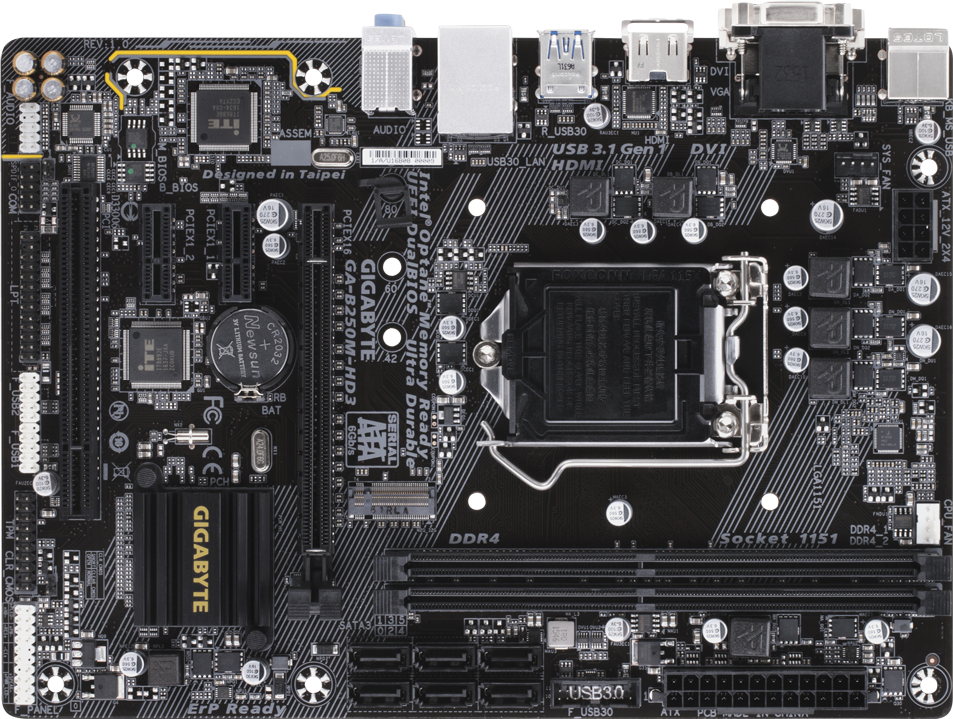Motherboard - GA-B250M-HD3