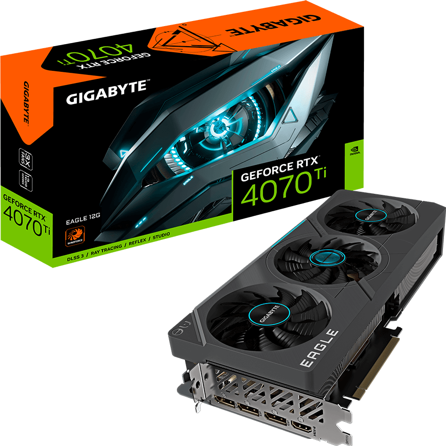 GeForce RTX™ 4070 Ti EAGLE 12G (Rev. 1.0) Graphics Card - GIGABYTE