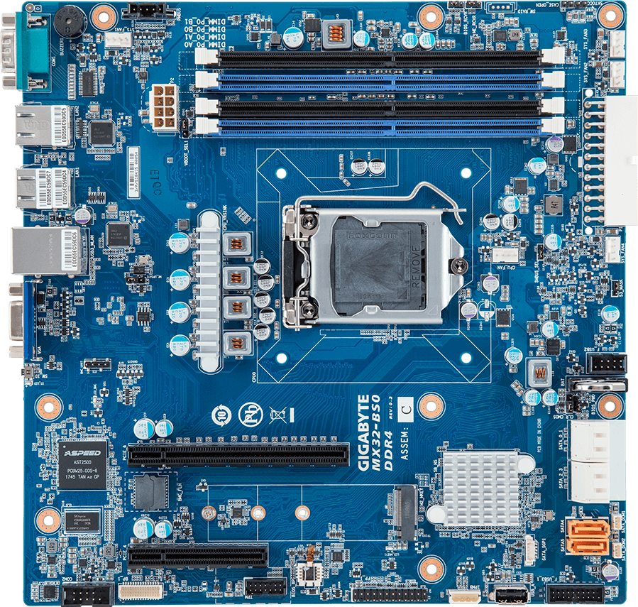 Motherboard - Intel® Xeon® Processor E-2200/E-2100 - microATX UP - MX32-BS0