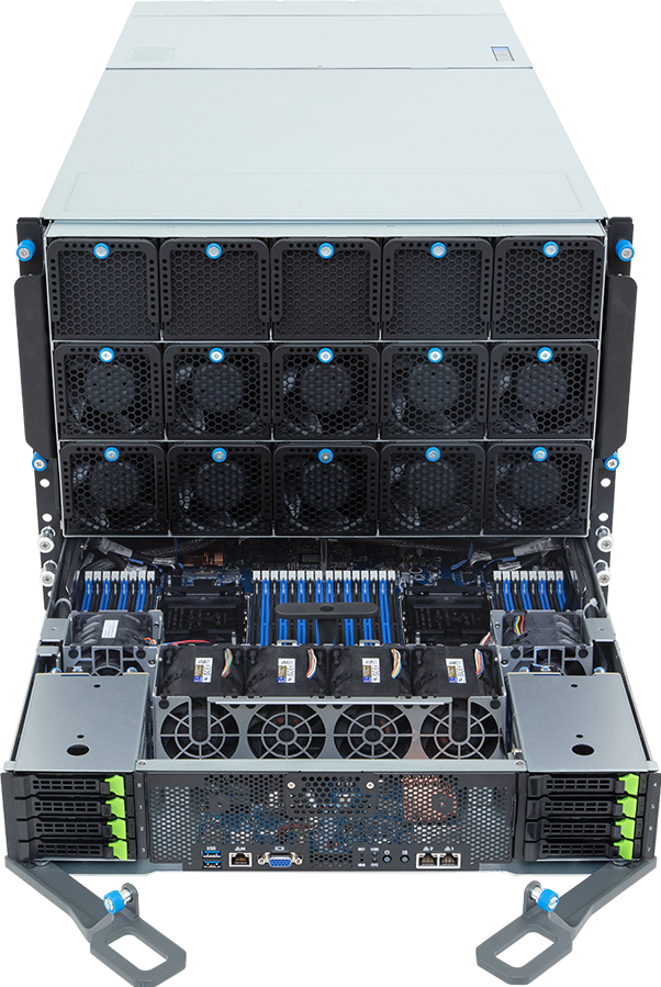 HPC/AI Server - 5th/4th Gen Intel® Xeon® Scalable - 8U DP NVIDIA HGX™ H200 - G893-SD1-AAX3