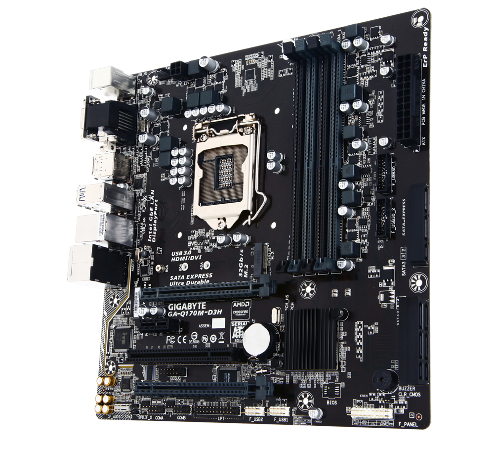 GIGABYTE　GA-H170M-D3H　LGA1151 GA-H170M-D3H (Rev. 1.0) - Kluczowe cechy | Płyty główne GIGABYTE