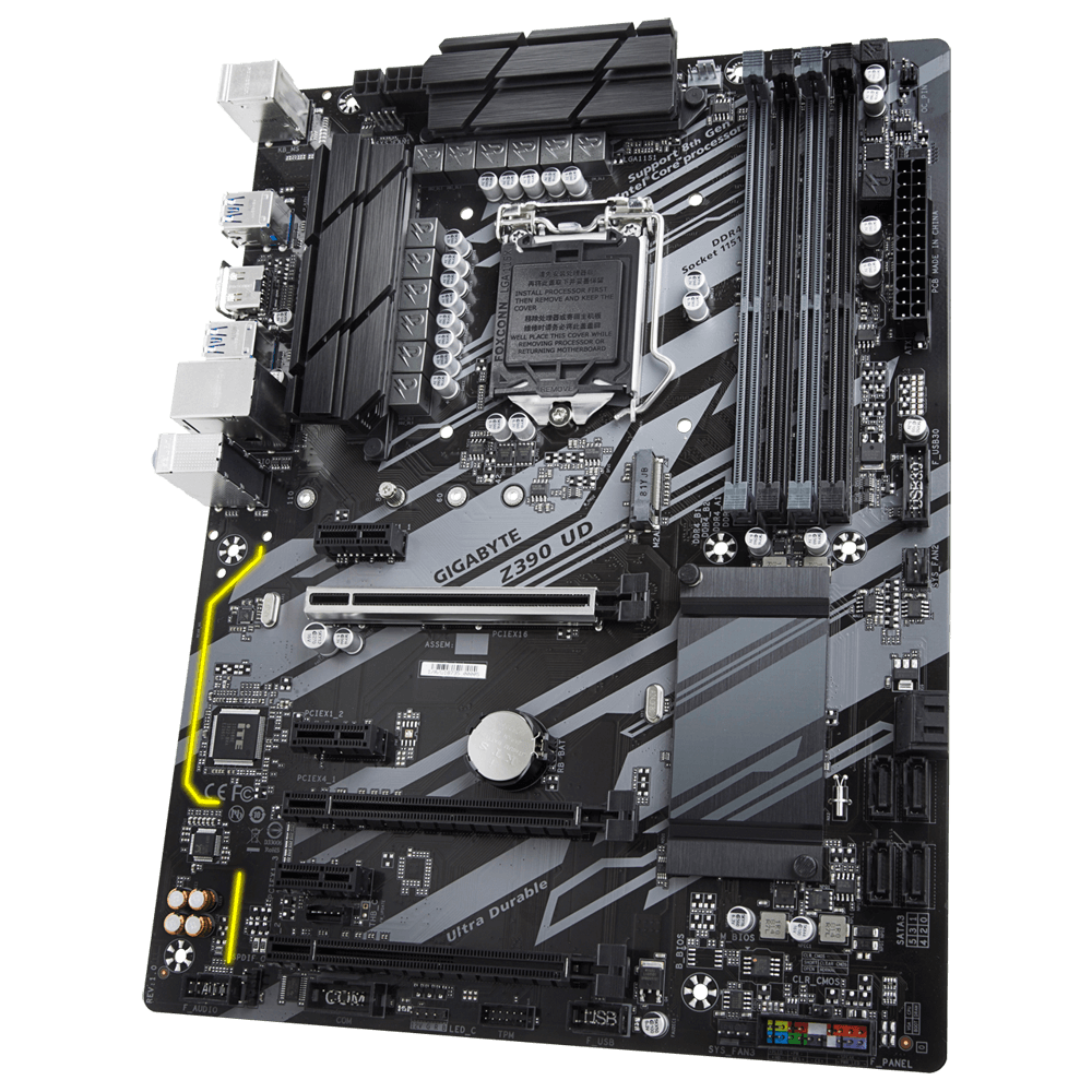 GIGABYTE Z390 UD(rev.1.0) マザーボード Z390 UD (Rev. 1.0) - Kluczowe cechy | Płyty główne GIGABYTE