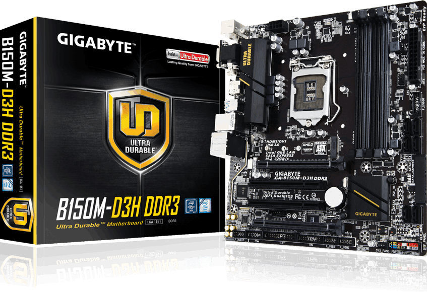 Tarjetas Madre - GA-B150M-D3H DDR3