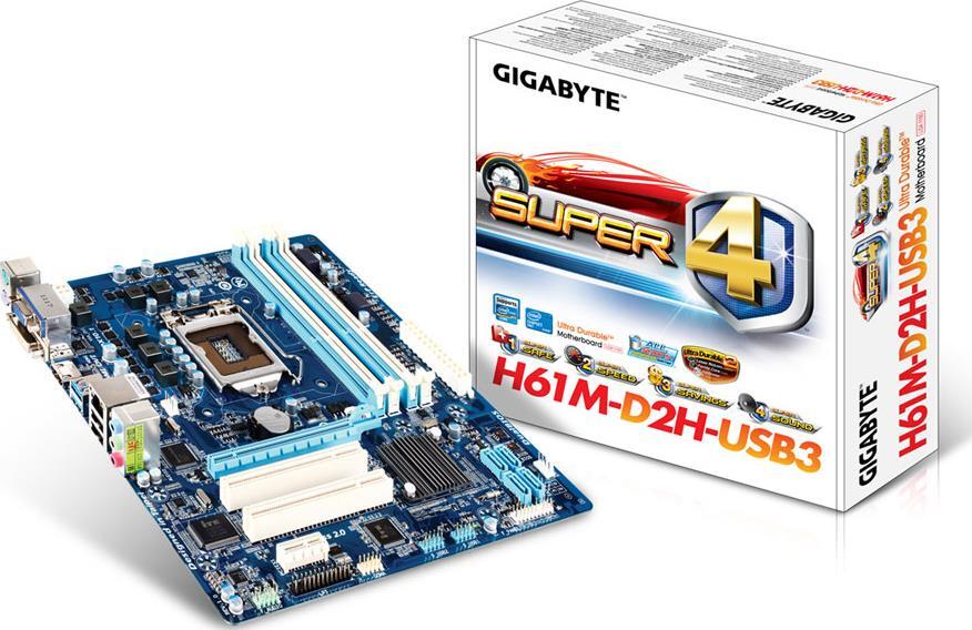 Placas Base - GA-H61M-D2H-USB3