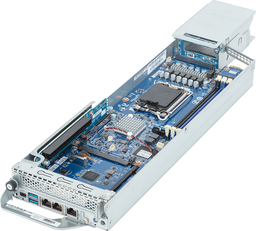 Blade Server - Intel® Xeon® 6300/E-2400 - 3U 10-Node UP 20-Bay Gen4 NVMe/SATA - B343-X40-AAS1