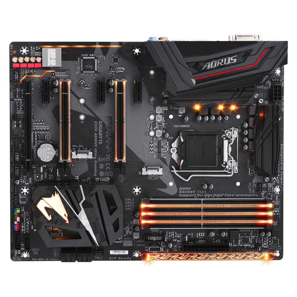 Z370 AORUS Ultra Gaming (Rev. 1.0) - Kluczowe cechy | Płyty