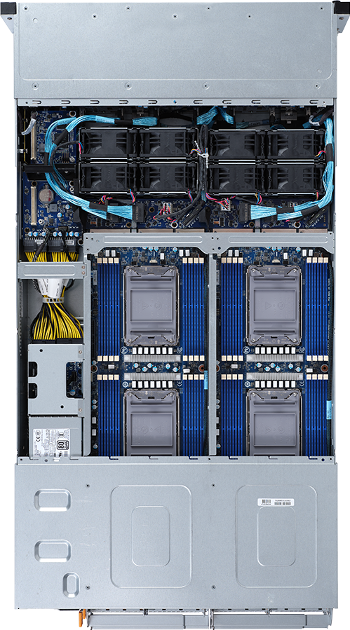 HCI Server - 3rd Gen Intel® Xeon® Scalable - 2U 4-Node DP 8-Bay Gen4 NVMe/SATA/SAS - H262-PC2