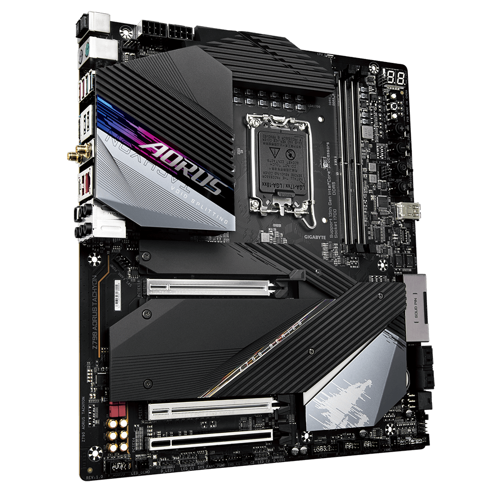 その他 i9-11900K + Z590 AORUS TACYON + RAM8GBx2 ASCII.jp：GIGABYTEのマザーZ590 AORUS TACHYONでレッツ