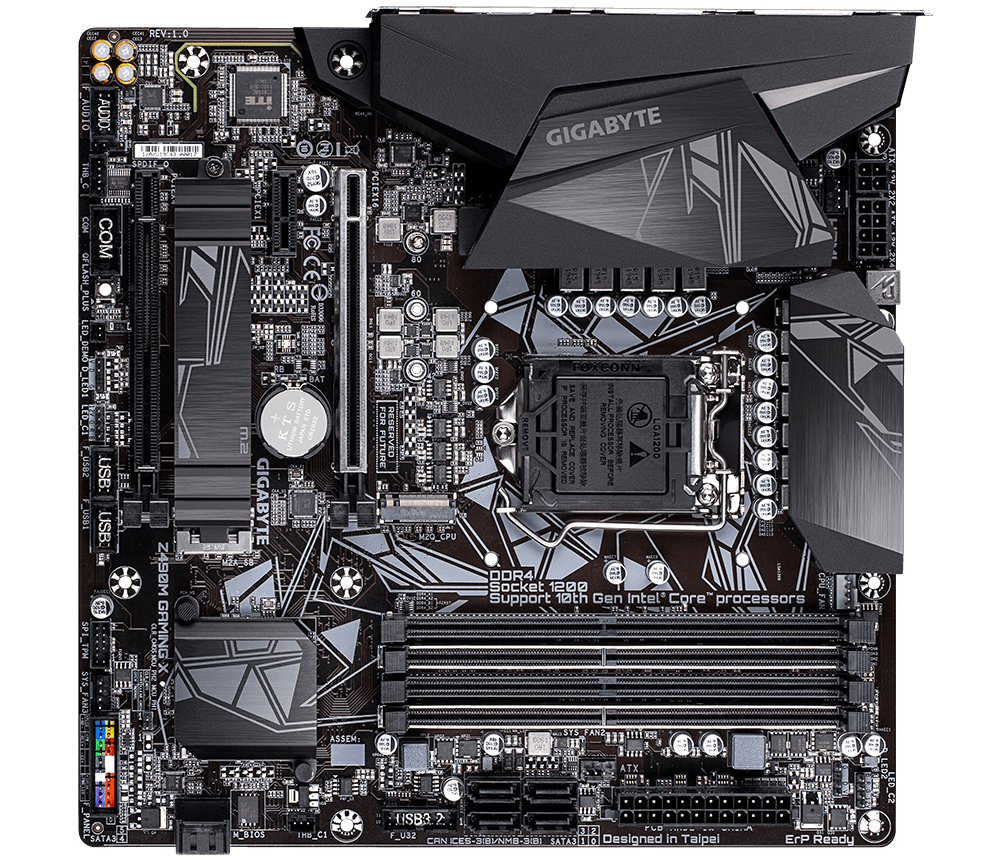 Z490M GAMING X + Core i5 10400F セット Z490M GAMING X - Kluczowe cechy | Płyty główne GIGABYTE