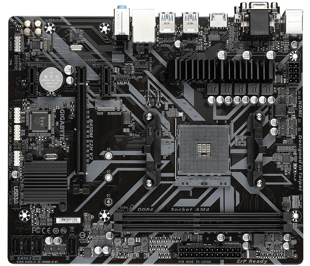 b450m s2h v2② B450M S2H V2 (rev. 1.x) Key Features | Motherboard