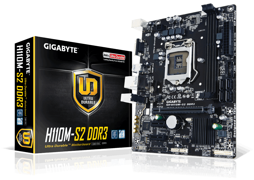GA-H110M-S2 DDR3 (Rev. 1.0) - Преимущества | Материнские платы GIGABYTE