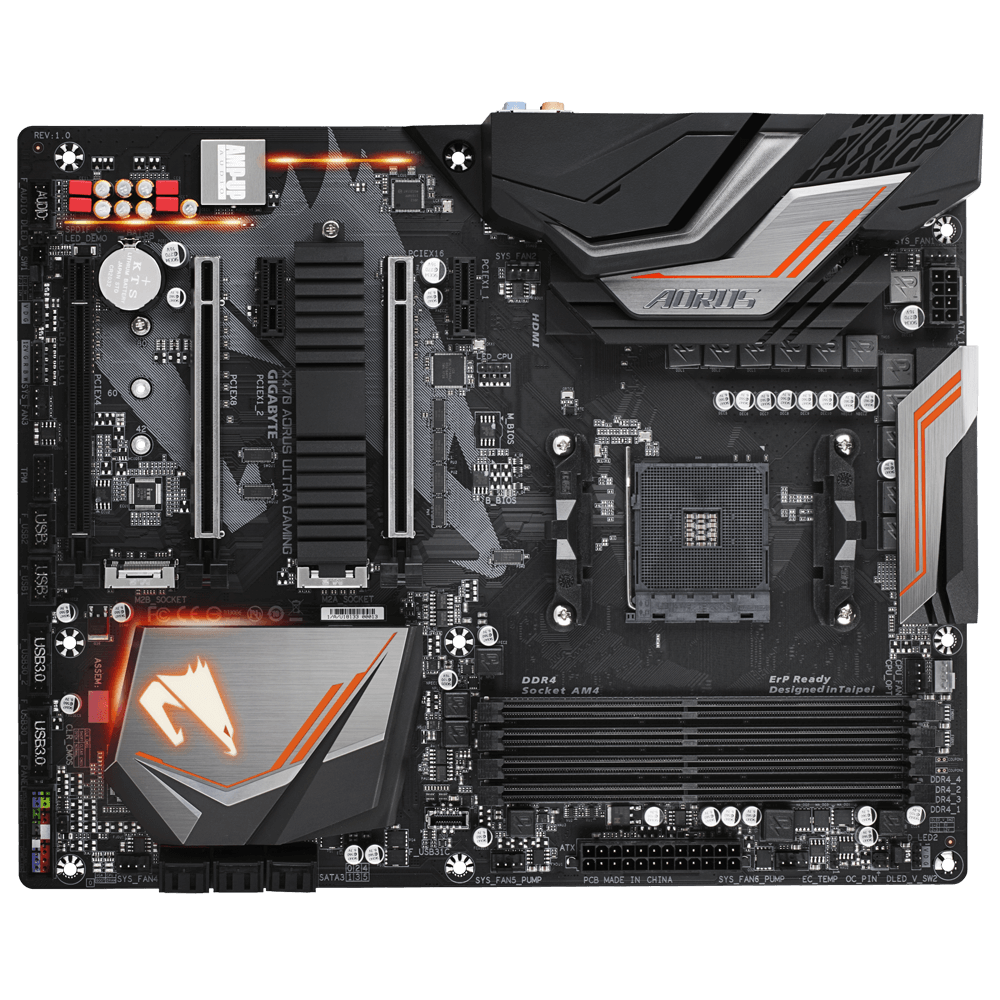 マザーボード GIGABYTE X470 AORUS ULTRA Ryzen 7 2700 X470 AORUS ULTRA GAMING (Rev. 1.0) - Kluczowe cechy | Płyty