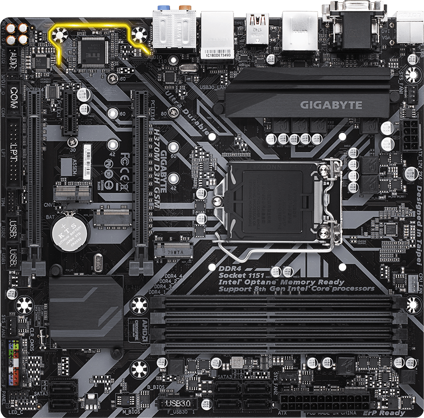 H370M D3H GSM (Rev. 1.0) - GIGABYTE Global