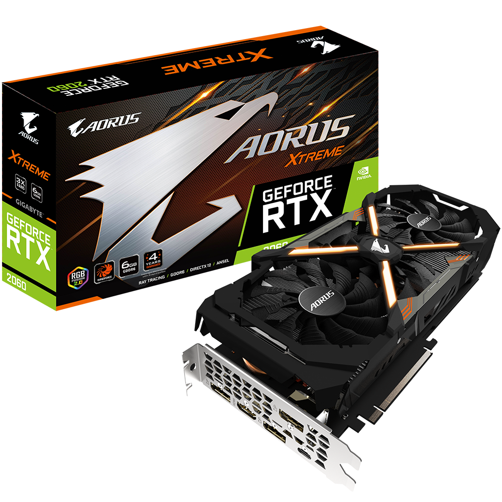 グラフィックボード・グラボ・ビデオカード AORUS GeForce RTX 2060 6GB AORUS GeForce RTX™ 2060 XTREME 6G (Rev. 1.0) - GIGABYTE Global