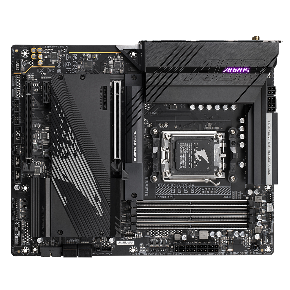 CPU 7800X3D+GIGABYTE B650M AORUS PRO AX Gigabyte B650 AORUS ELITE AX - Płyty główne Socket AM5