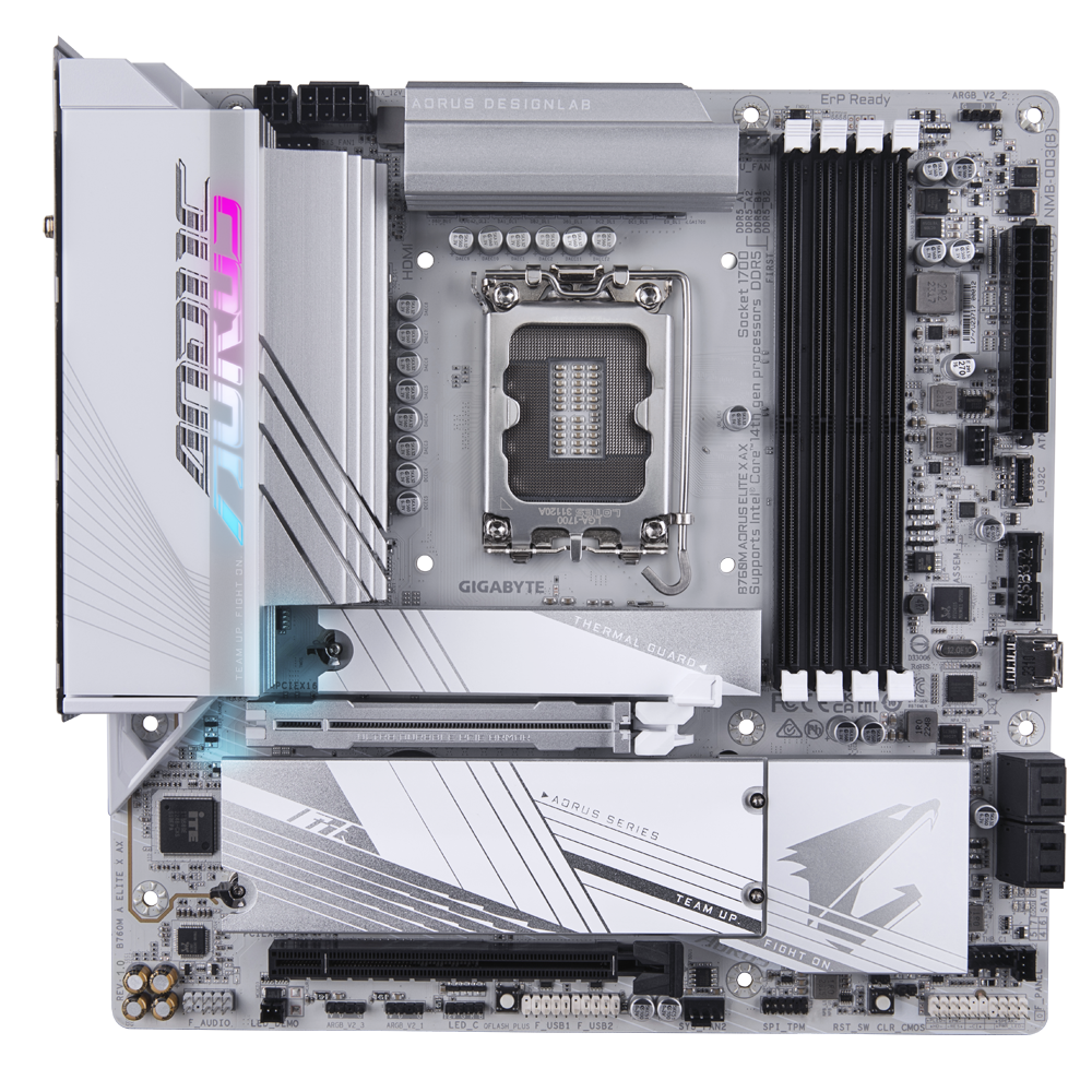 マザーボード GIGABYTE B760M AORUS ELITE X AX B760M AORUS ELITE AX (rev. 1.x) 主な特徴 | マザーボード