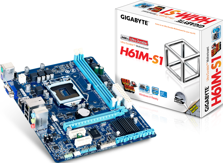 Системные платы - GA-H61M-S1