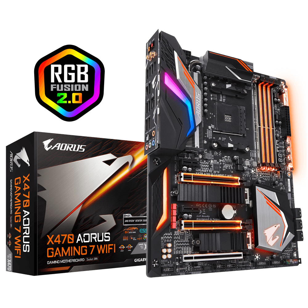 新品・未開封　GIGABYTE X470 AORUS GAMING7 WIFI X470 AORUS GAMING 7 WIFI (Rev. 1.1) - Kluczowe cechy | Płyty