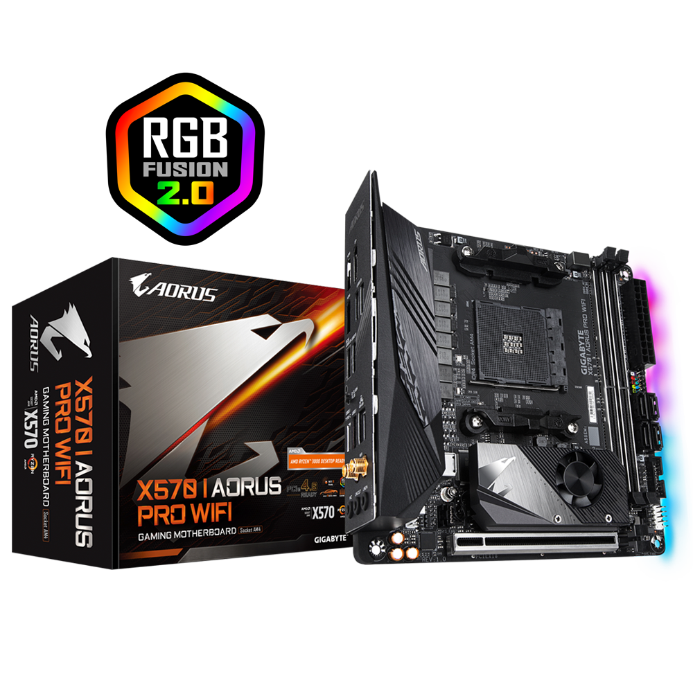 CPU AMD Ryzen 9 3950X CPU - Gigabyte X570I X570 I AORUS PRO WIFI - Kluczowe cechy | Płyty główne GIGABYTE