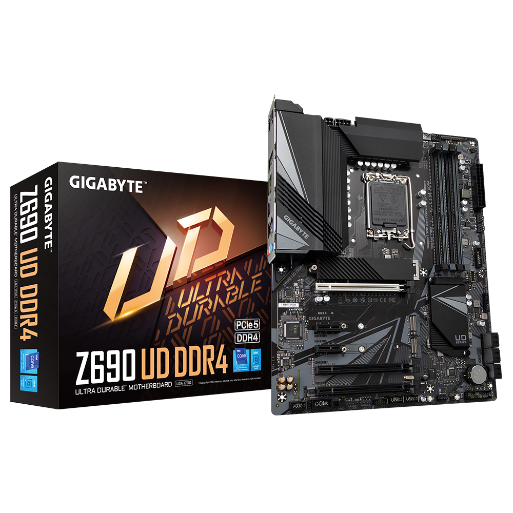 CPU i7 12700 + GIGABYTE Z690 UD DDR4 Rev1.0 Z690 UD DDR4 (Rev. 1.0) - Kluczowe cechy | Płyty główne GIGABYTE
