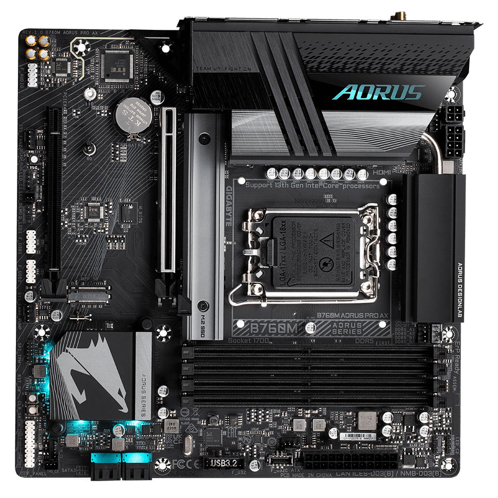 B760M AORUS PRO AX (Rev. 1.x) - GIGABYTE Global