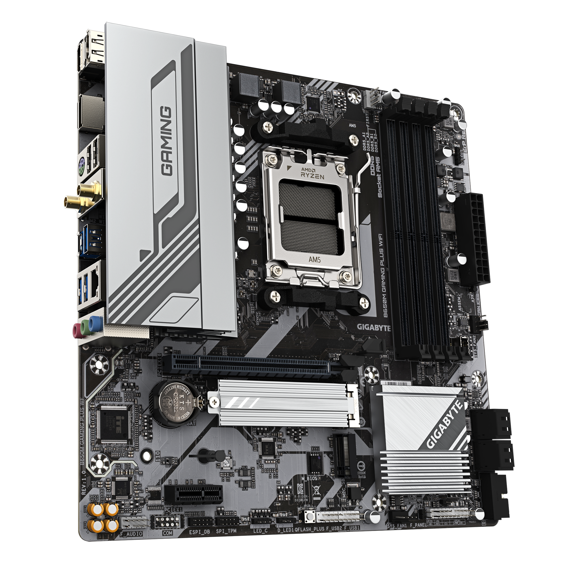 マザーボード GIGABYTE B650M GAMING PLUS WIFI AMD B650M GAMING PLUS WIFI (Rev. 1.0/1.1/1.2) - Kluczowe cechy