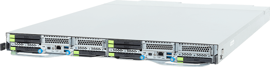 ORV3 Server - Intel® Xeon® 6900E+/6900-Series Processors - 1OU 2-Node DP 8-Bay E3.S Gen5 NVMe DLC - TO16-A82-LA01
