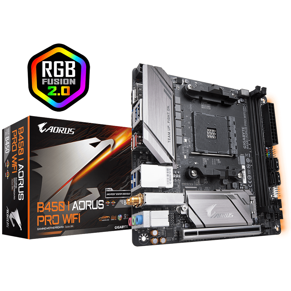 ◆ Ryzen3 3100 + B450 AORUS PRO WIFI 他 B450 I AORUS PRO WIFI (Rev. 1.0) - Kluczowe cechy | Płyty