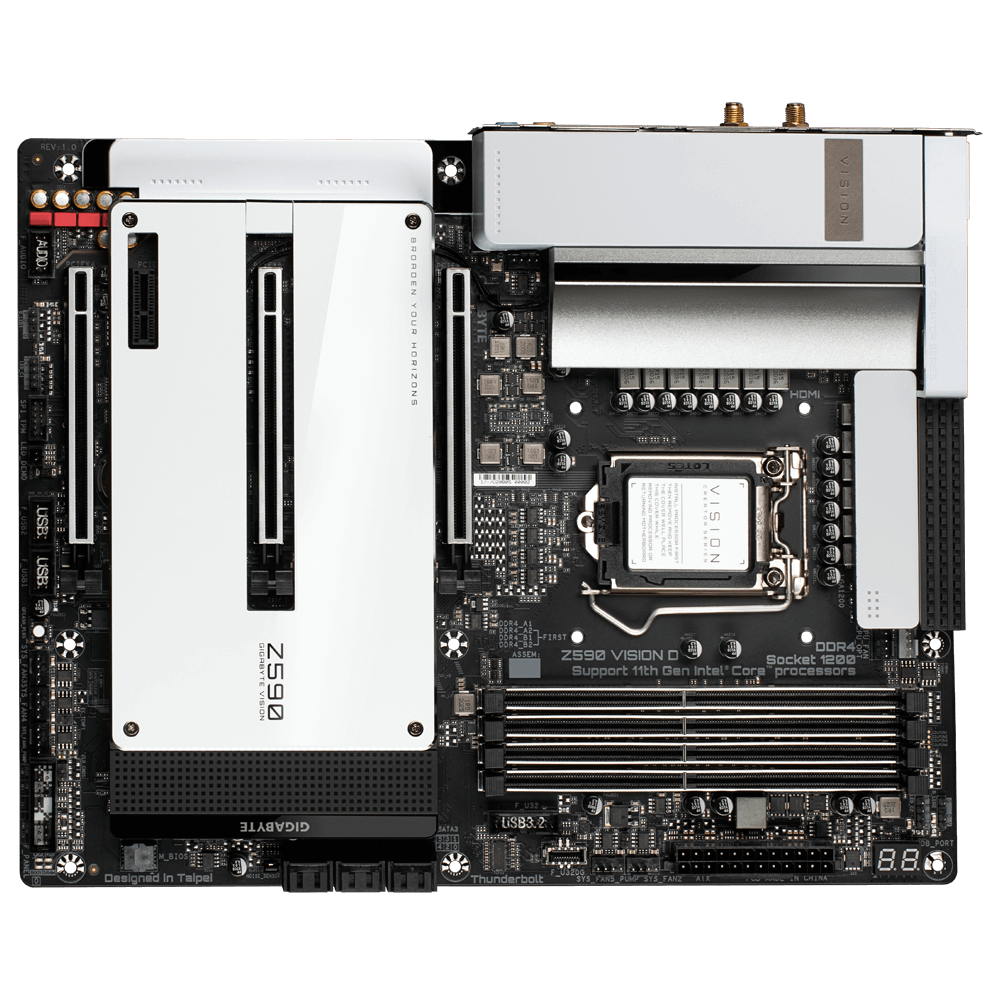 Z590 VISION D (Rev. 1.0) - Kluczowe cechy | Płyty główne