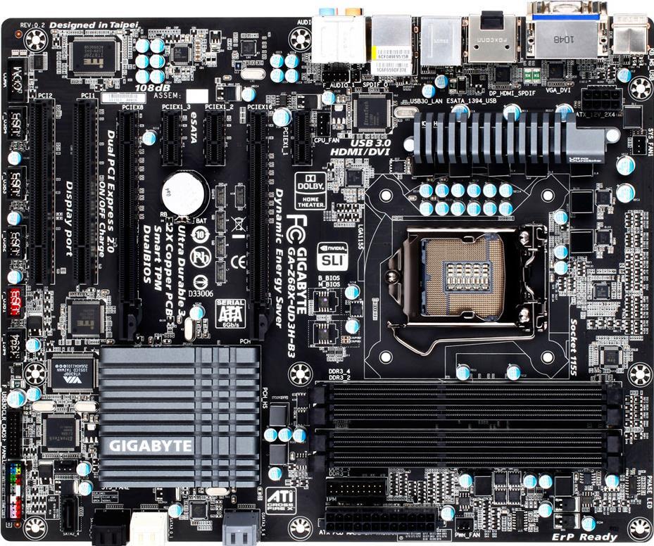 GA-Z68X-UD3H-B3 (Rev. 1.0) - GIGABYTE Japan