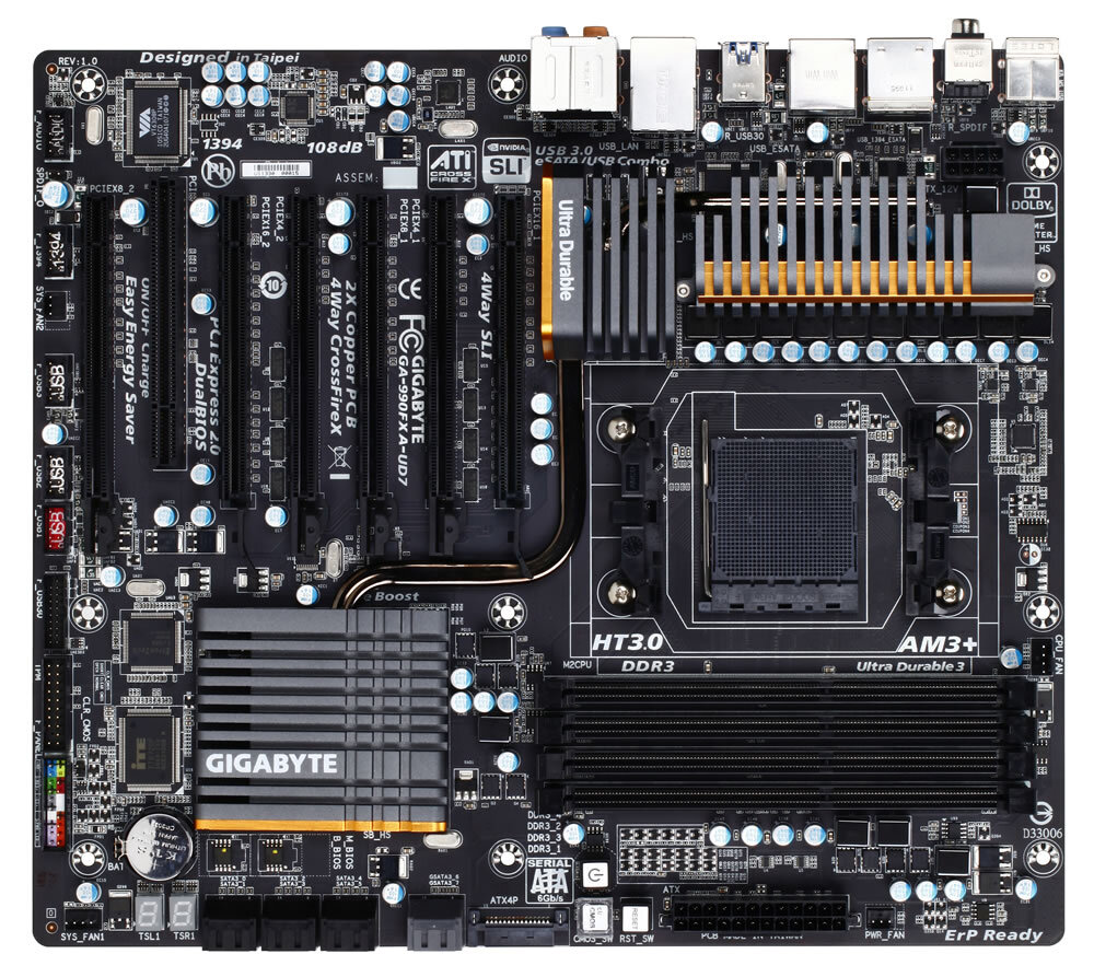 GIGABYTE 990FXA-UD7マザーボード新品未使用未確認(L173) GA-990FXA-UD7 (Rev. 1.0) - Преимущества | Материнские платы