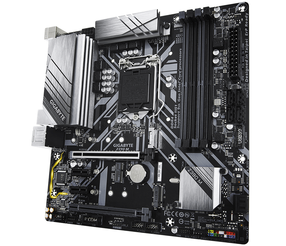 Z390 M (Rev. 1.0) - Kluczowe cechy | Płyty główne GIGABYTE