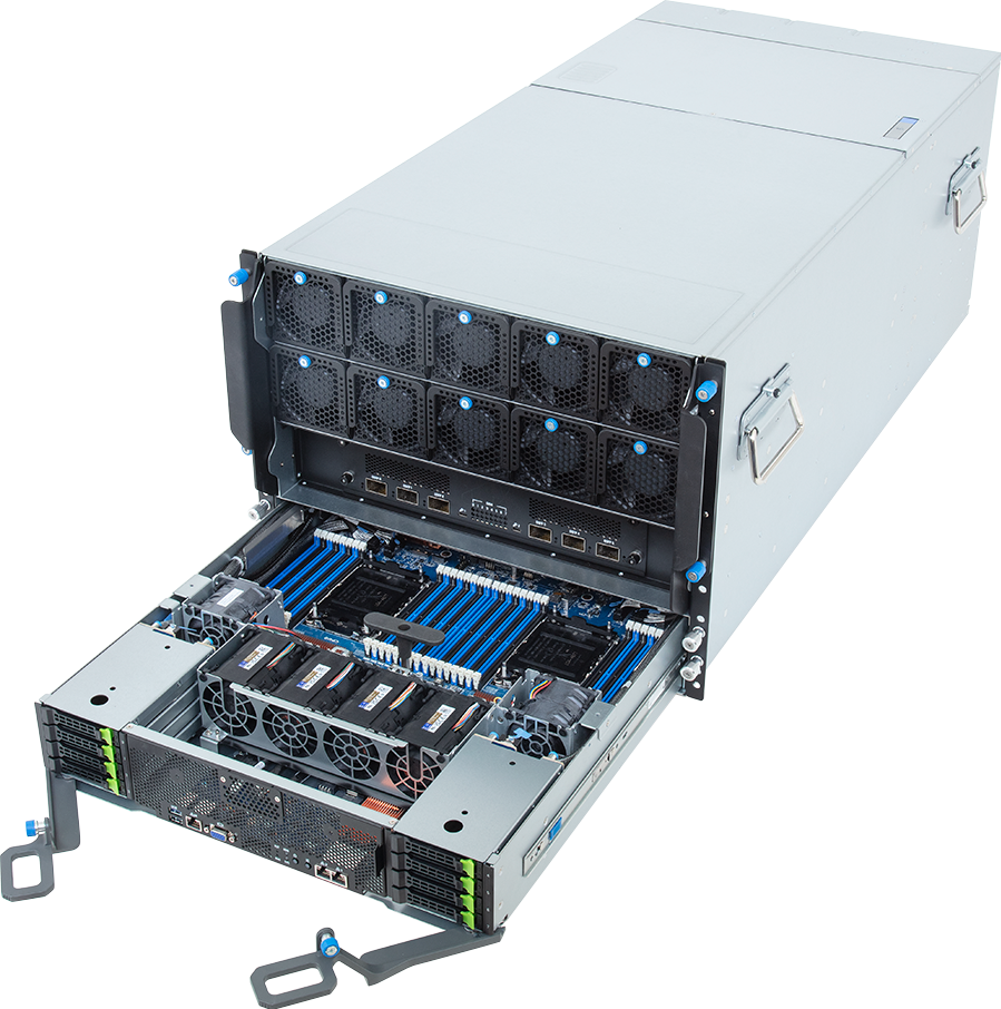 HPC/AI Server - 5th/4th Gen Intel® Xeon® Scalable - 8U DP Intel® Gaudi® 3 - G893-SG1-AAX1