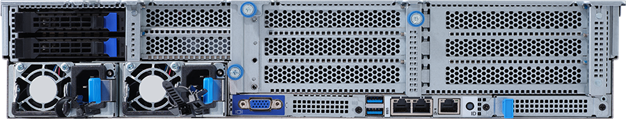 Rack Server - AMD EPYC™ 7002 - 2U UP 2 x PCIe Gen4 GPUs - R262-ZA2