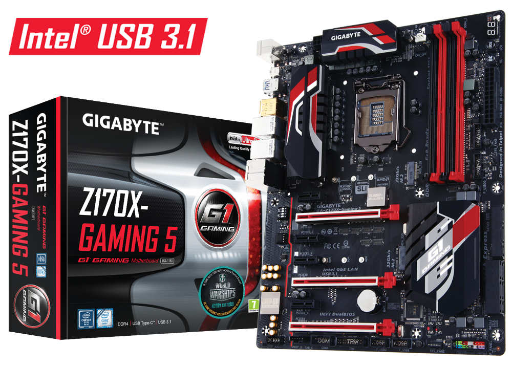 【貴重】GIGABYTE GA-Z170N-Gaming 5 GA-Z170N-Gaming 5 (Rev. 1.0) - Specyfikacja | Płyty główne