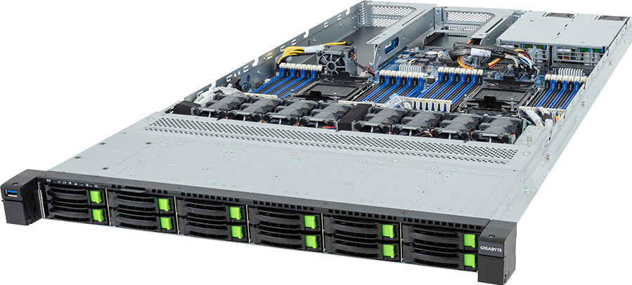 Rack Server - Intel® Xeon® 6 Processors - 1U DP 1 x PCIe Gen5 GPU - R184-SF1-AAJ1