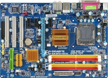 Системные платы - GA-EP31-DS3L