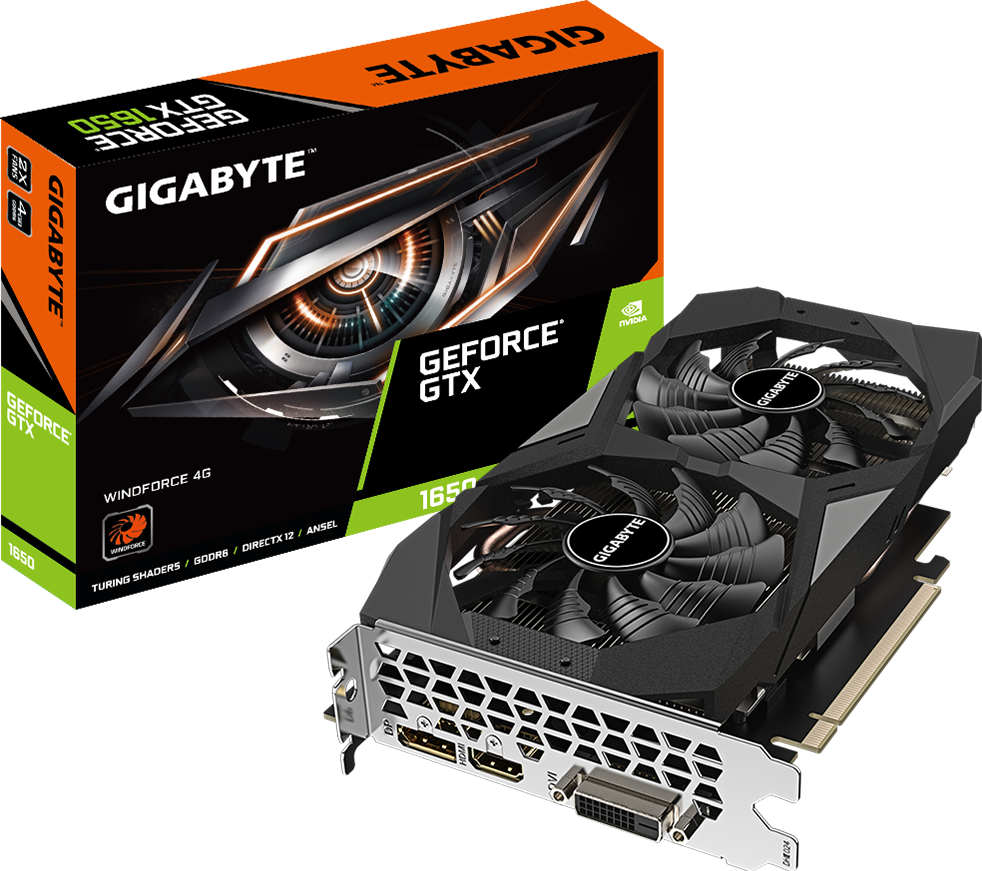 كروت الجرافيك - GeForce® GTX 1650 D6 WINDFORCE 4G