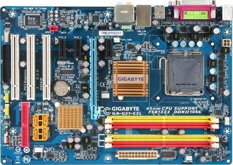Mainboards - GA-G31-S3L